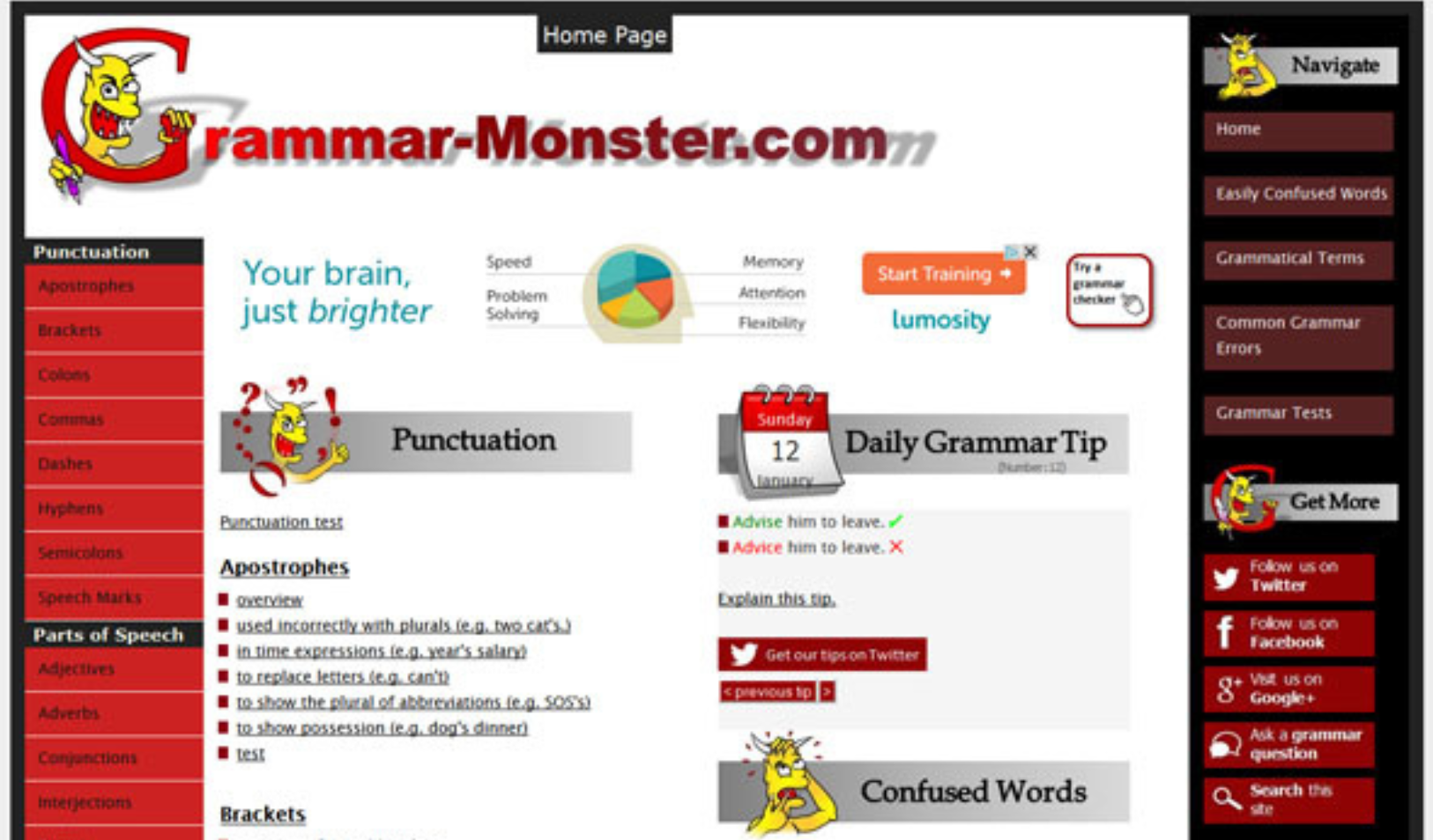 Website của Website-hoc-ngu-phap-tieng-anh-cua-Grammar-Monster